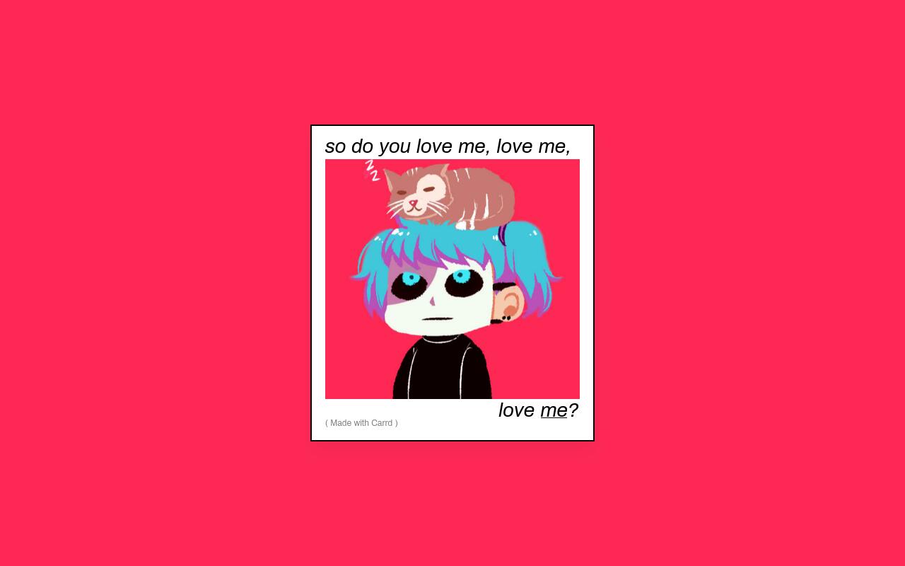 Carrd profile picture for @sally